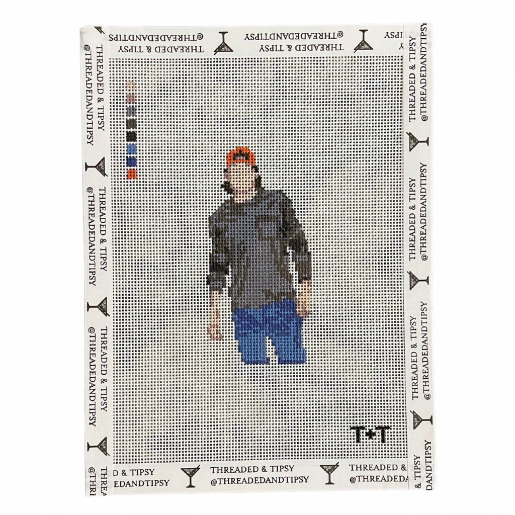 Country Singer Needlepoint Canvas