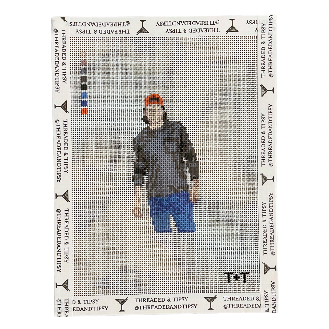 Country Singer Needlepoint Canvas