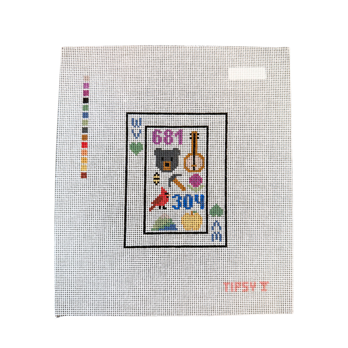 WV Playing Card Needlepoint Canvas