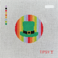 Pre-Order: St Paddy Hat Round Needlepoint Canvas