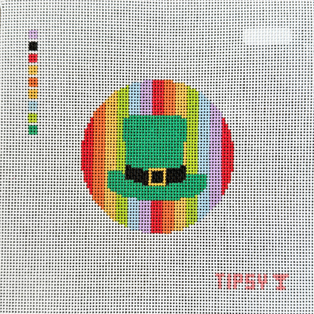 Pre-Order: St Paddy Hat Round Needlepoint Canvas