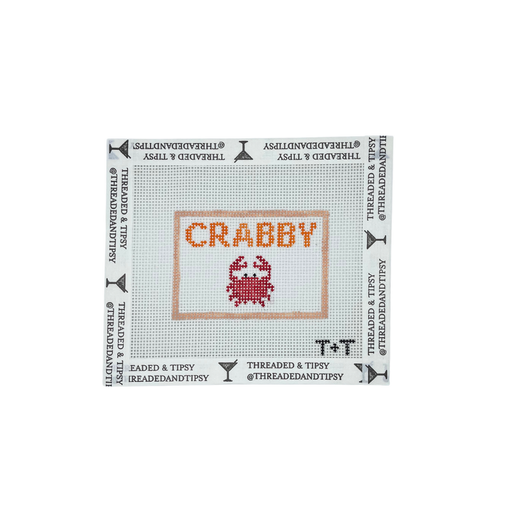 Pre-Order: Crabby Needlepoint Canvas