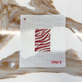 Zebra 2x3 inch Needlepoint Canvas