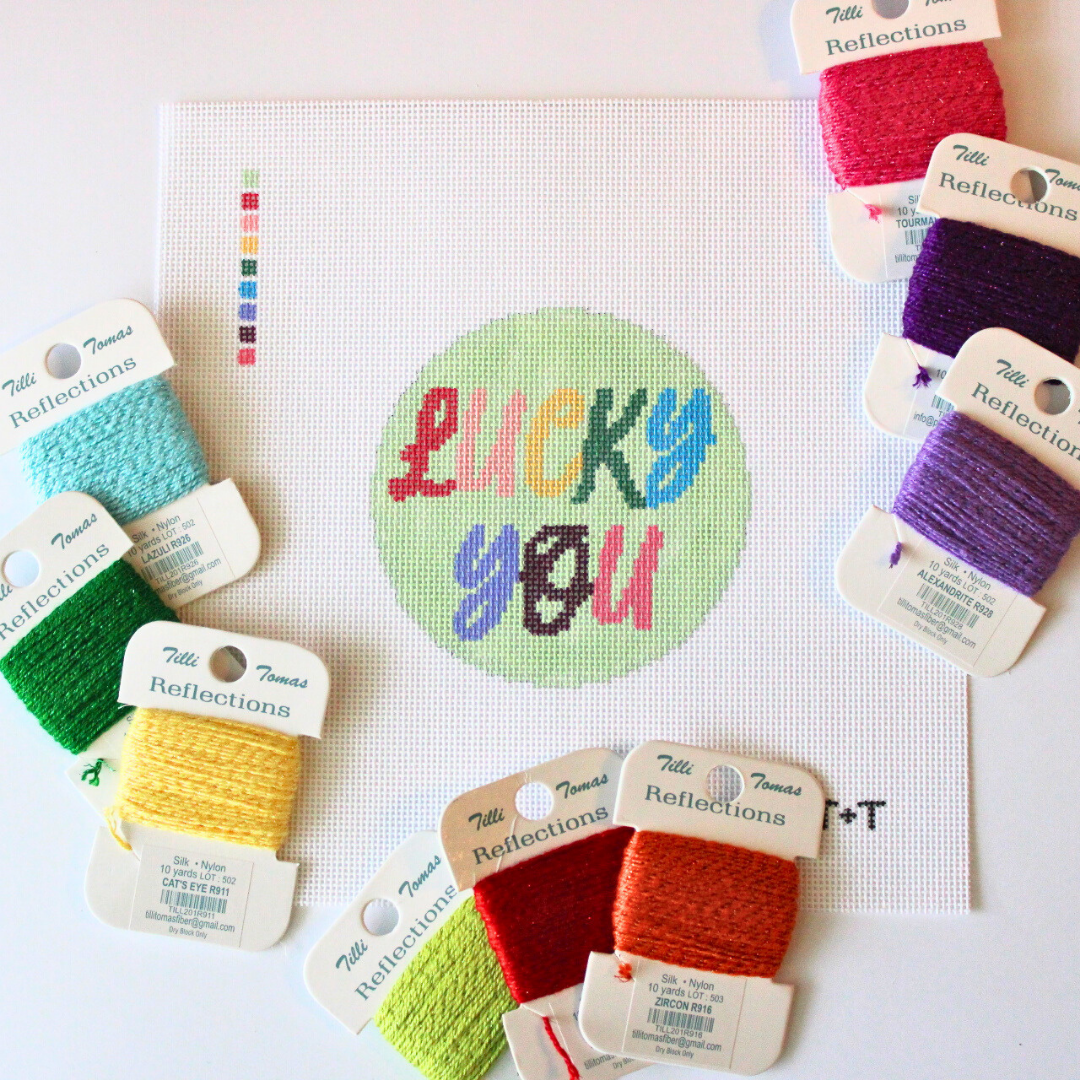 Pre-Order: Lucky You Needlepoint Canvas