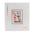 Pre-Order: IN Playing Card Needlepoint Canvas