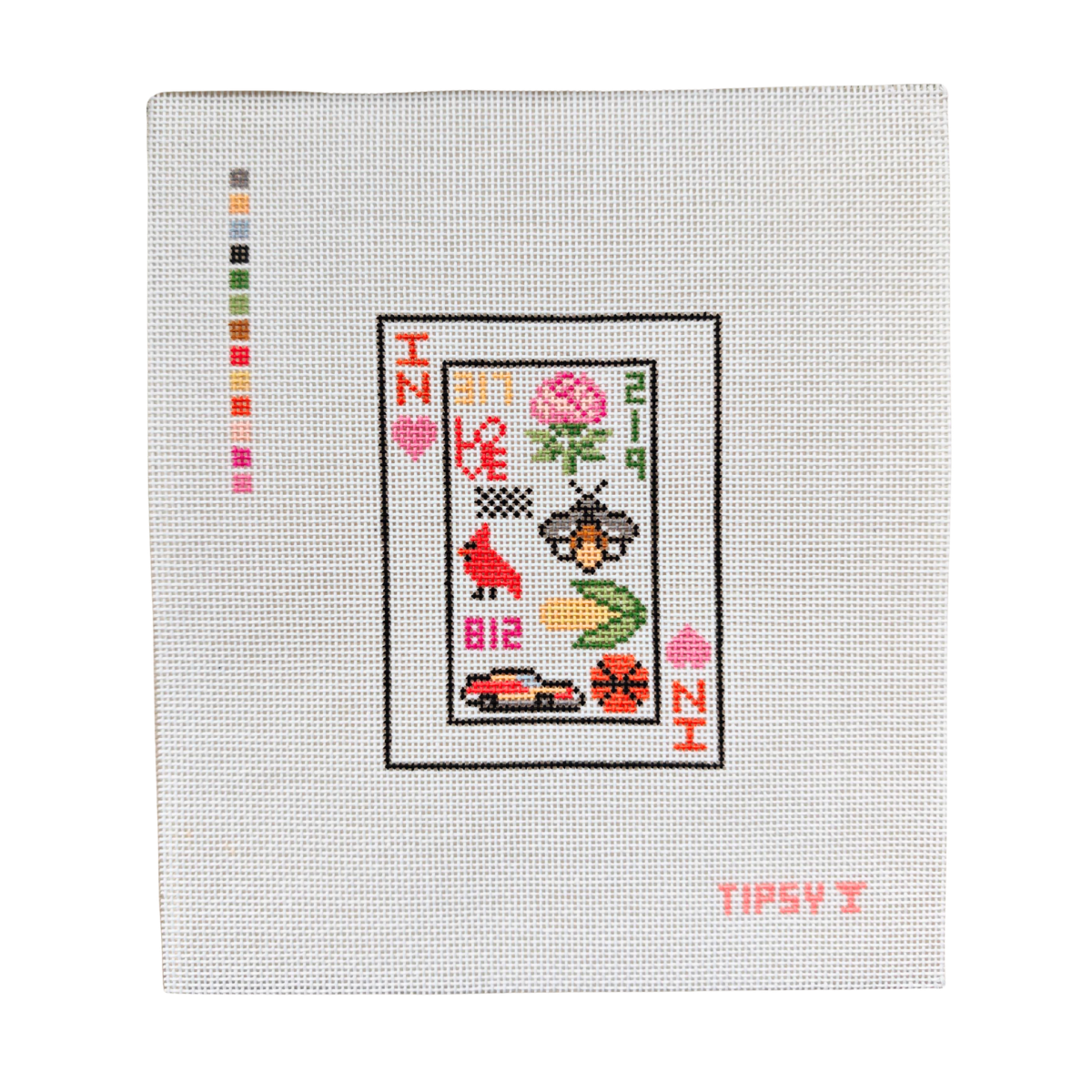 Pre-Order: IN Playing Card Needlepoint Canvas