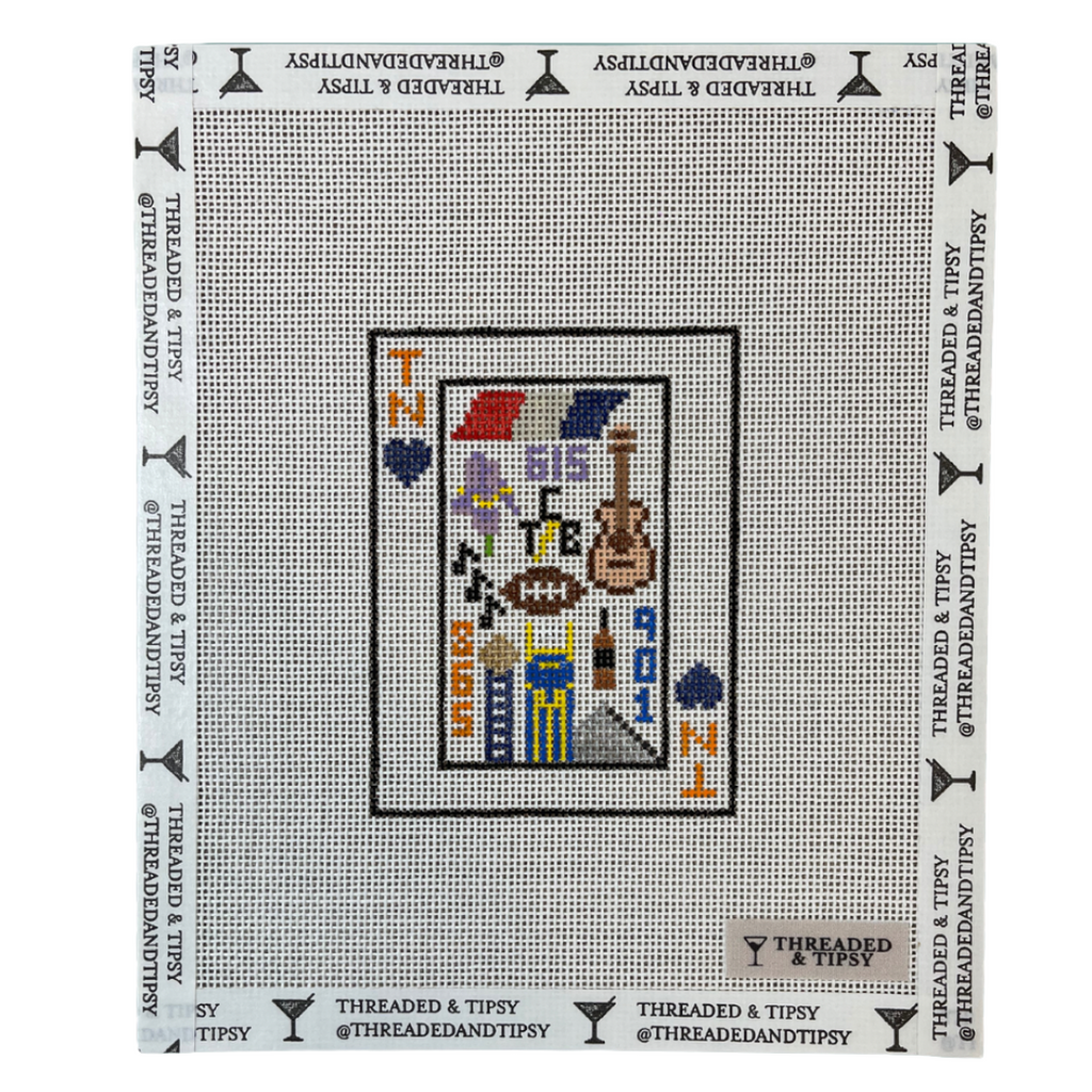 Pre-Order: TN Playing Card Needlepoint Canvas