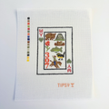 WY Playing Card Needlepoint Canvas