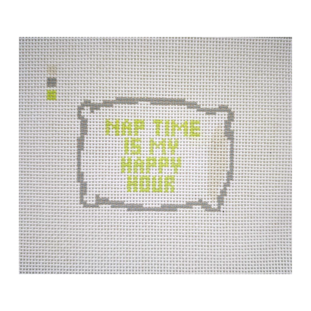 Nap Time is my Happy Hour Needlepoint Canvas