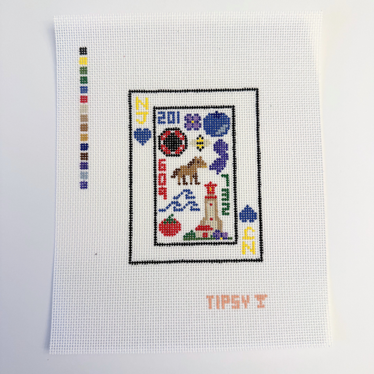 Pre-Order: NJ Playing Card Needlepoint Canvas