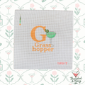 G for Grass Hopper Needlepoint Canvas
