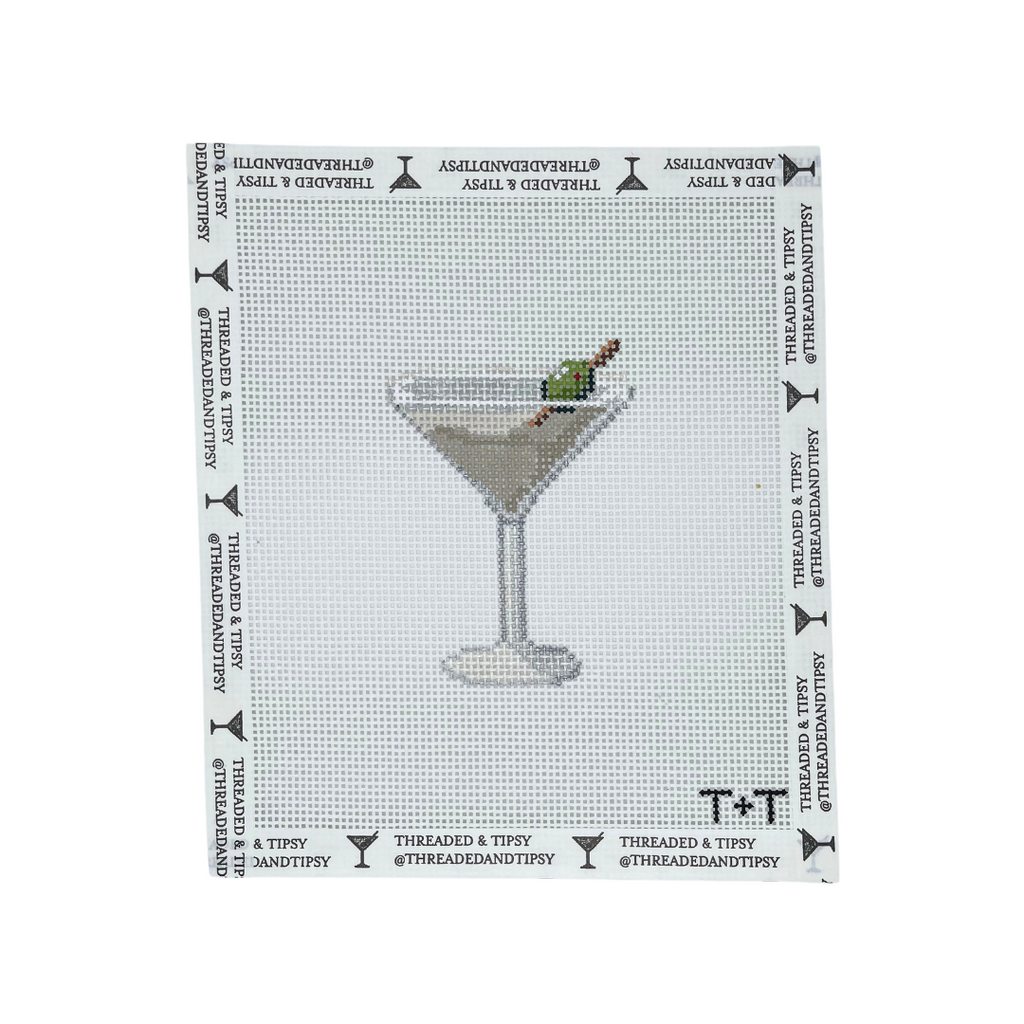 Pre-Order: Dirty Martini Needlepoint Canvas