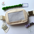 Pre-Finished Stitchable Belt Bag in Cream