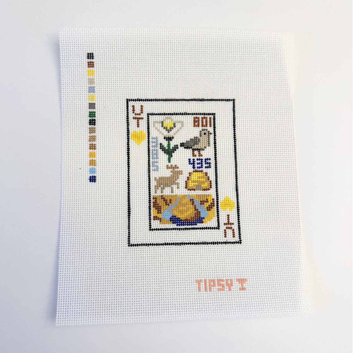 UT Playing Card Needlepoint Canvas