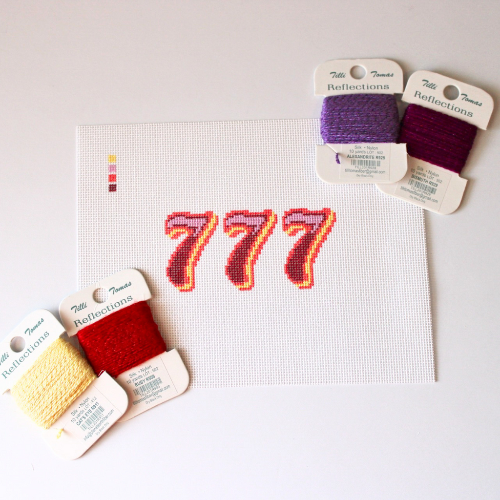 Lucky 7's Needlepoint Canvas