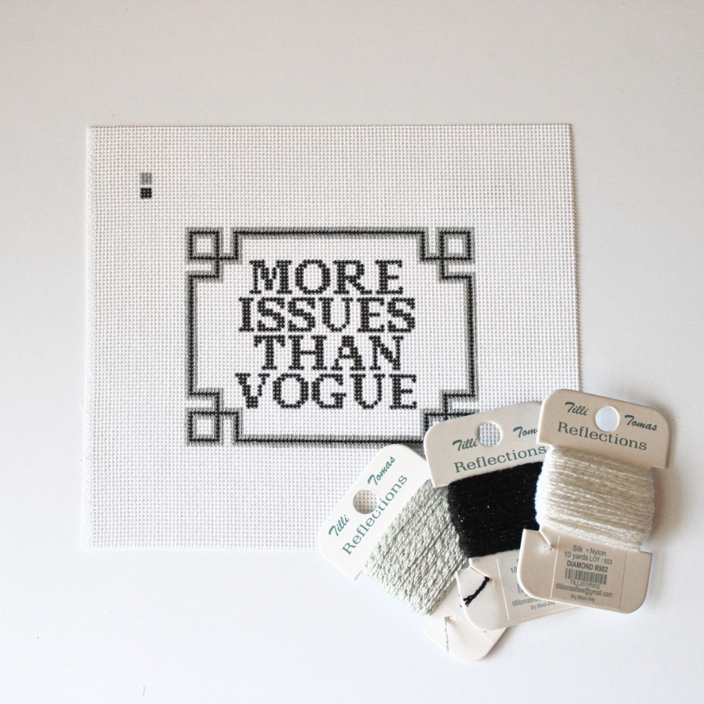 More Issues Than Vogue Needlepoint Canvas