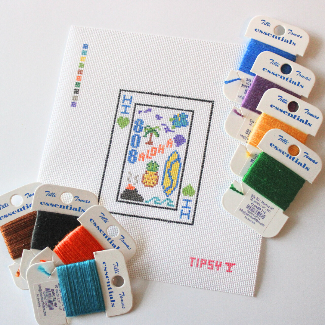 Pre-Order: HI Playing Card Needlepoint Canvas