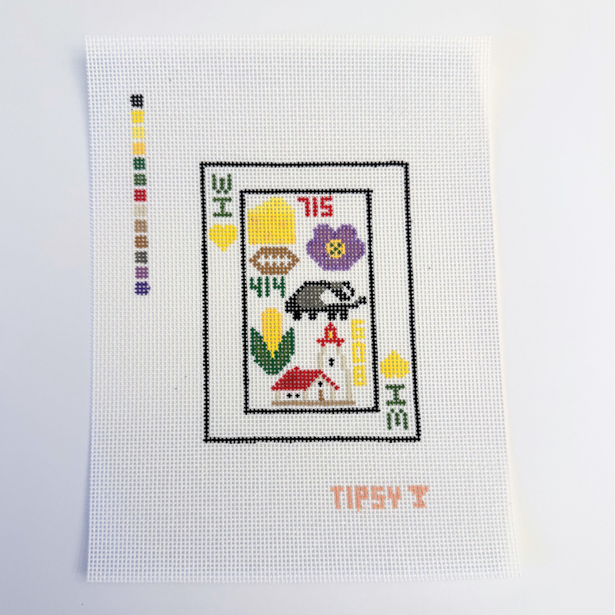 Pre-Order: WI Playing Card Needlepoint Canvas