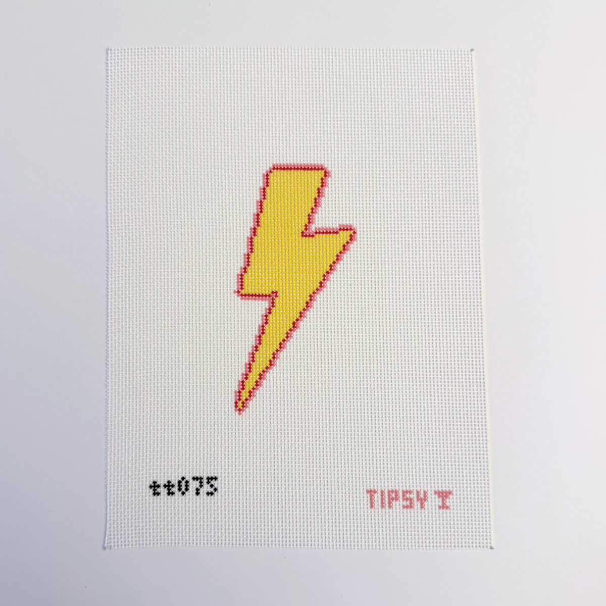 Lightning Bolt Needlepoint Canvas