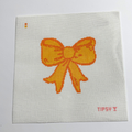 Pre-Order: Orange Bow Needlepoint Canvas