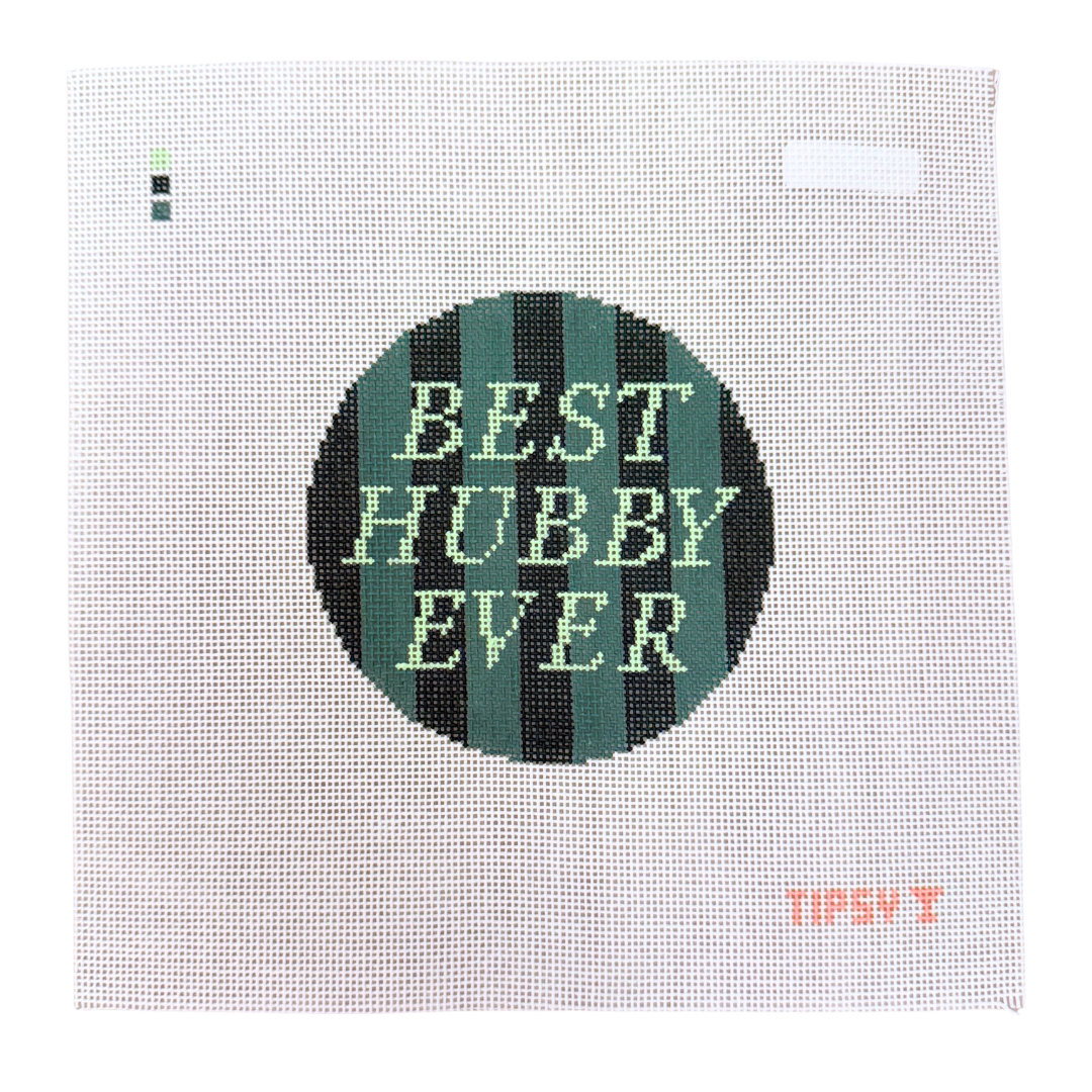 Pre-Order: Best Hubby Ever Needlepoint Canvas