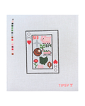 Pre-Order: OH Playing Card Needlepoint Canvas