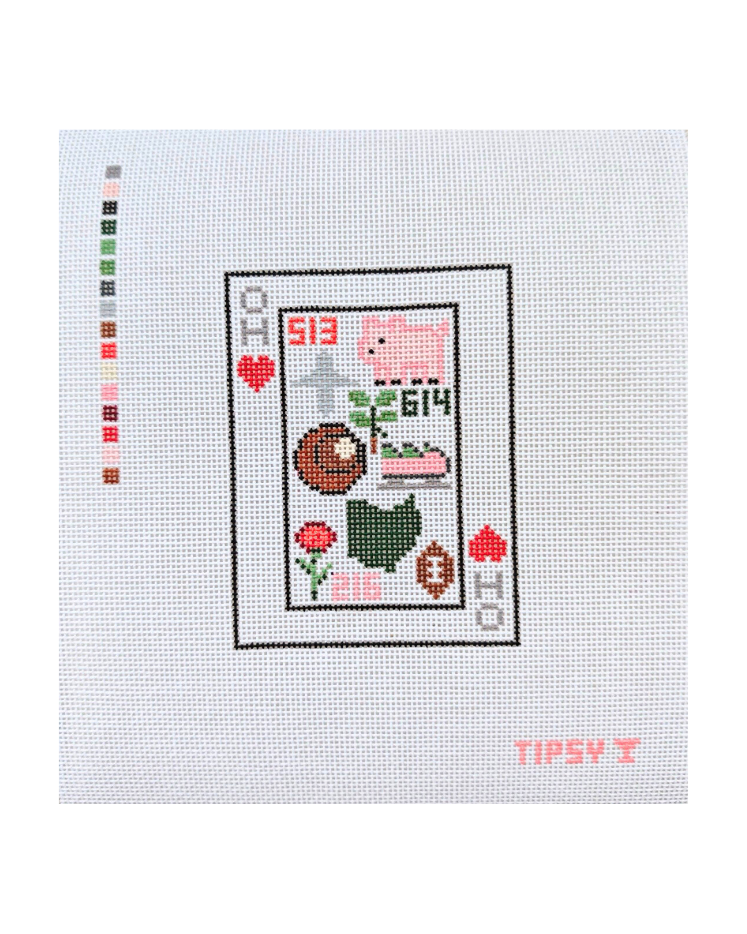 Pre-Order: OH Playing Card Needlepoint Canvas