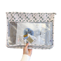 Green & Taupe Gusset Project Bag