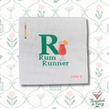 R for Rum Runner Needlepoint Canvas