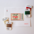 Pre-Order: Feel God in Chili's Match Box Needlepoint Canvas