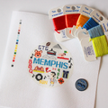 Pre-Order: Memphis Round Needlepoint Canvas