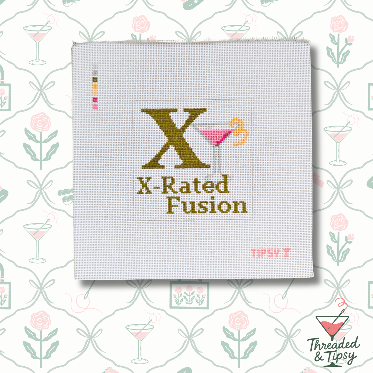 X for X Rated Fusion Needlepoint Canvas