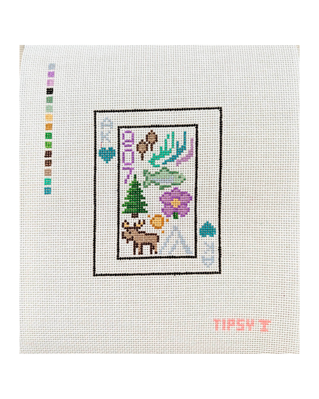 Alaska Playing Card Needlepoint Canvas