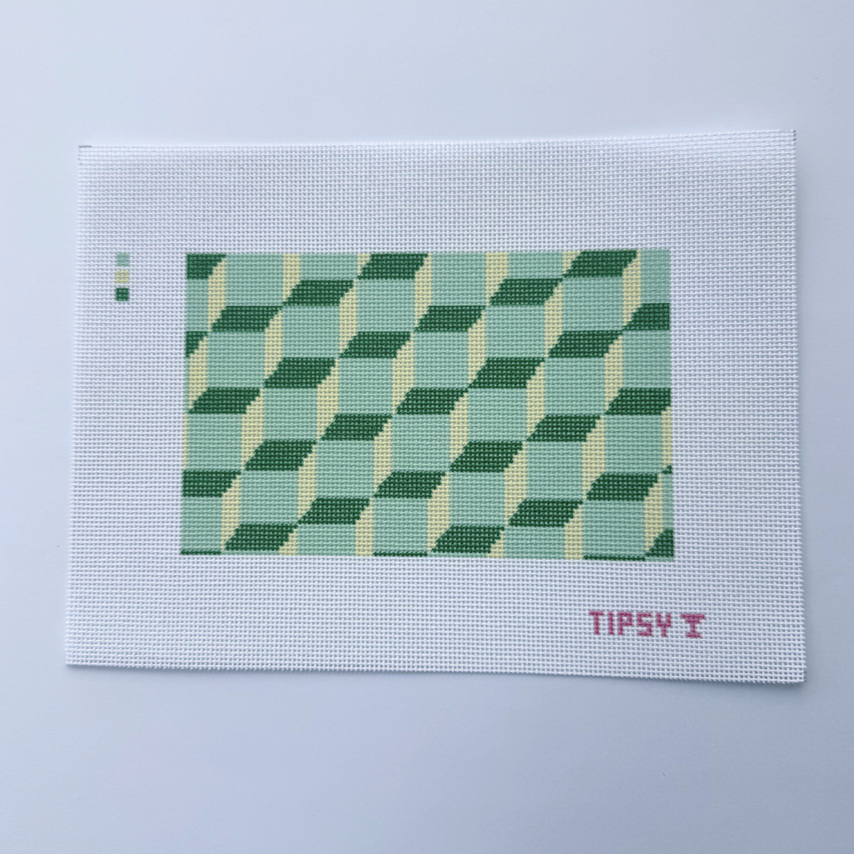 Pre-Order: Geometric Purse Insert Needlepoint Canvas