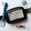 Pre-Finished Stitchable Belt Bag in Black