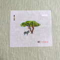 Pre-Order: African Safari Zebra Needlepoint Canvas - RenniCo x T&T