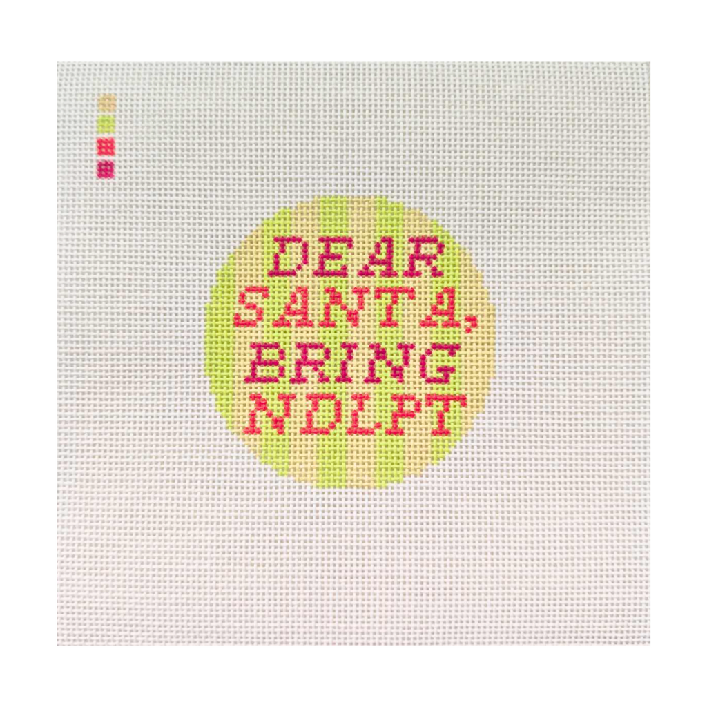 Dear Santa, Bring NDLPT Needlepoint Canvas