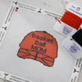 Basketball Mom Needlepoint Canvas