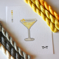 Pre-Order: Lemon Drop Martini Needlepoint Canvas
