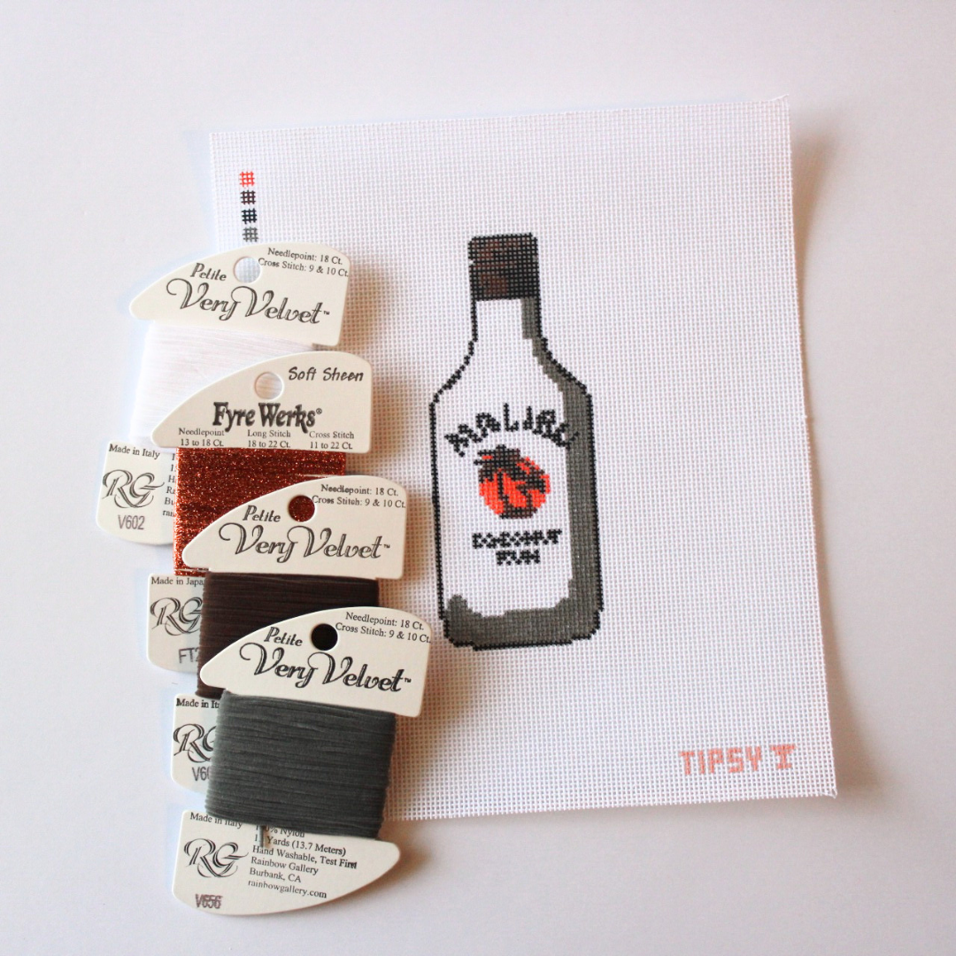 Pre-Order: Coconut Rum Needlepoint Canvas