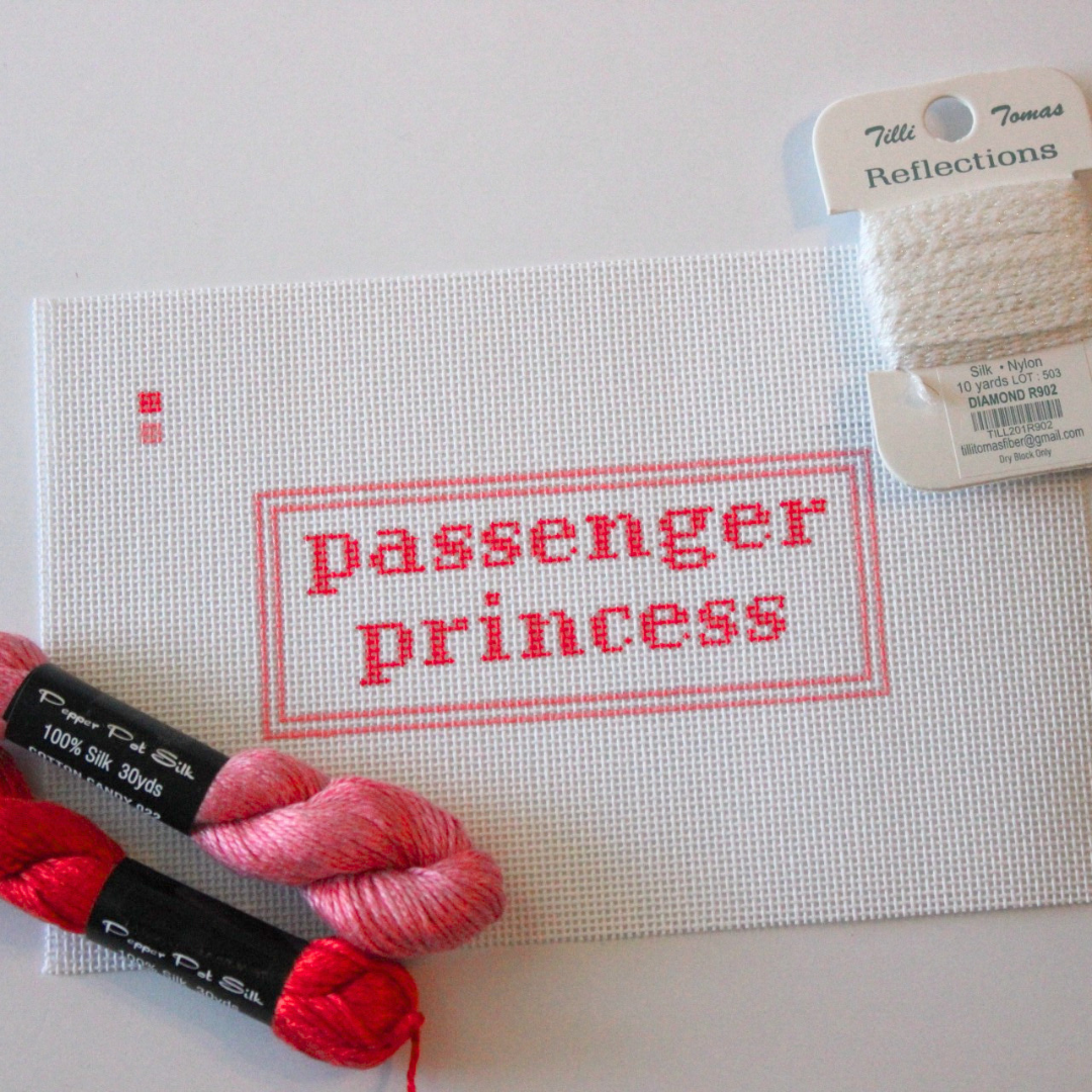Passenger Princess Needlepoint Canvas