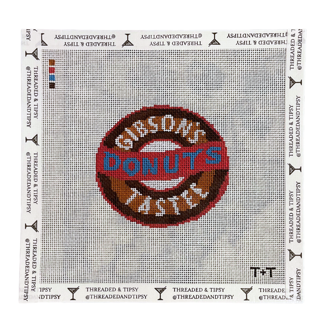 Pre-Order: Famous Memphis Donuts Needlepoint Canvas