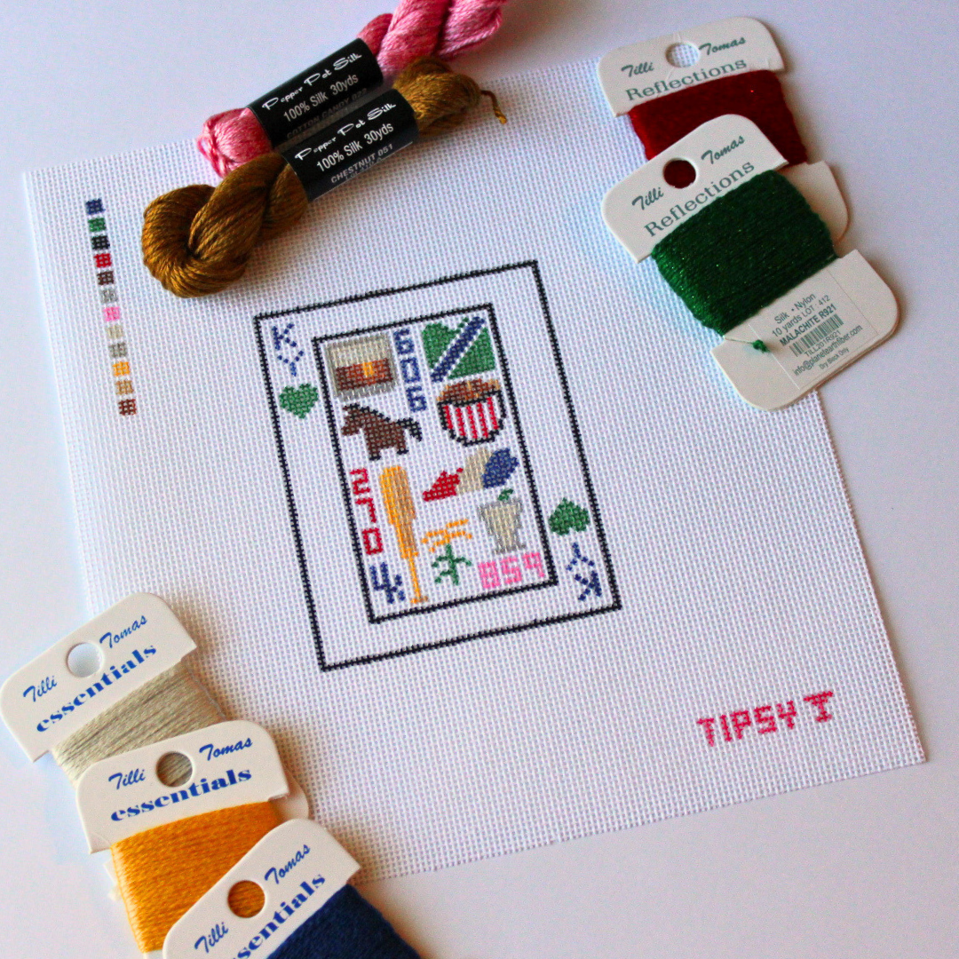 Pre-Order: KY Playing Card Needlepoint Canvas