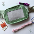 Pre-Finished Stitchable Belt Bag in Mint