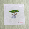Pre-Order: African Safari Elephant Needlepoint Canvas - RenniCo x T&T