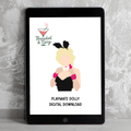 Playmate Dolly Digital Needlepoint Chart