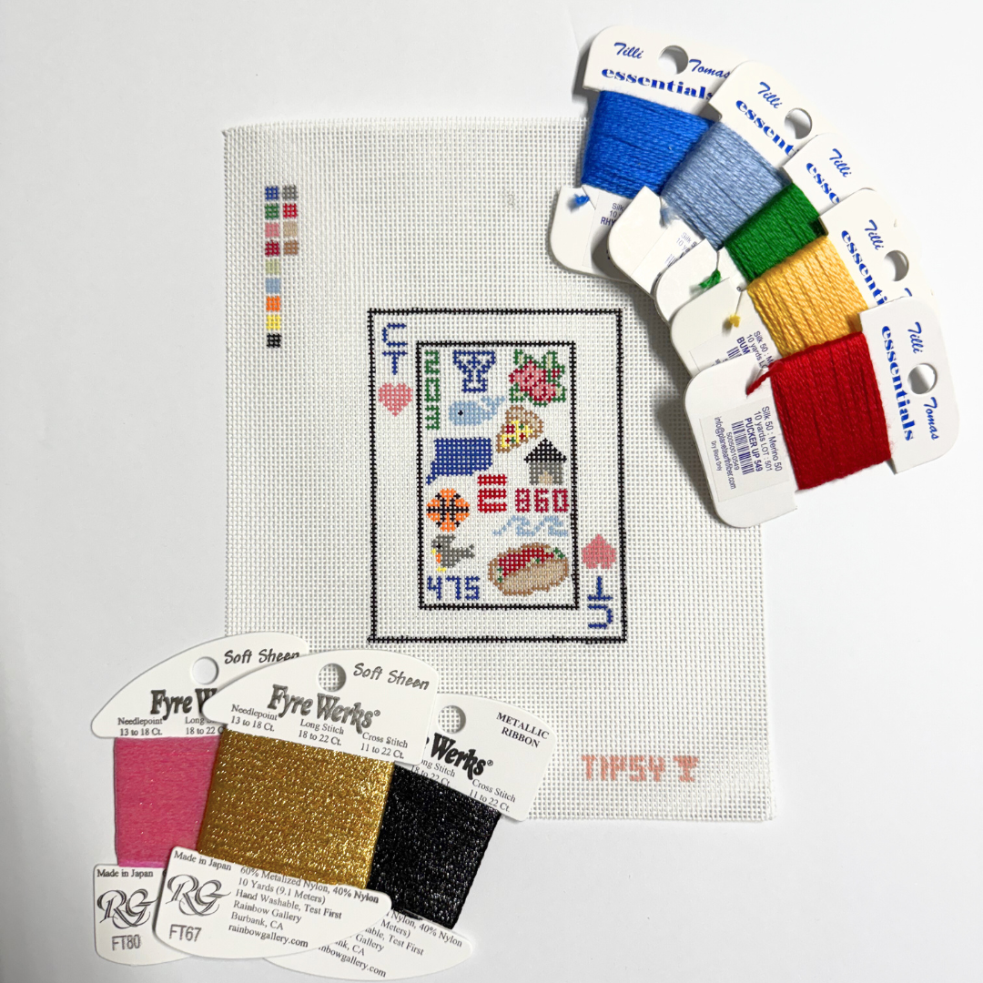 Pre-Order: CT Playing Card Needlepoint Canvas