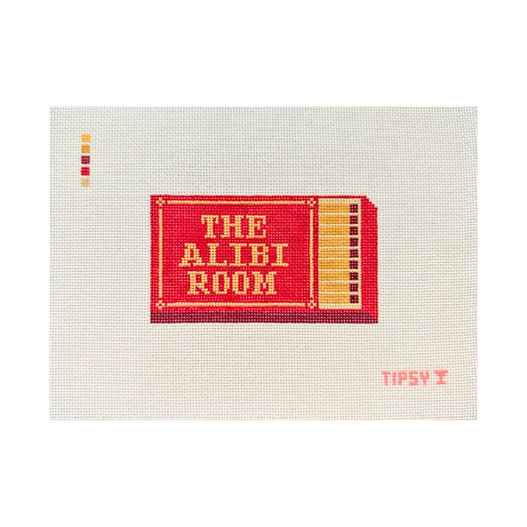 Pre-Order: The Alibi Room Match Box Needlepoint Canvas