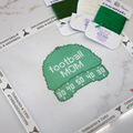 Football Mom Needlepoint Canvas