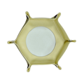 Self-Finishing Needlepoint Snap Tray in Butter